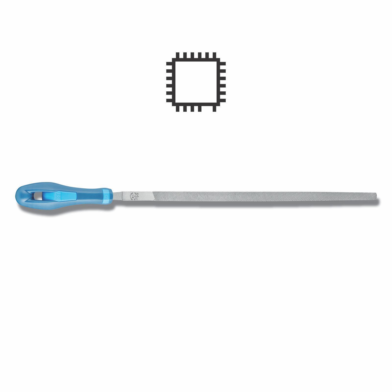 Square File Engineering Engineers Square File - With Handle - Pferd
