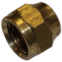 0106S-04 #6S 1/4 Tube Short Flare Nut (01-.604)