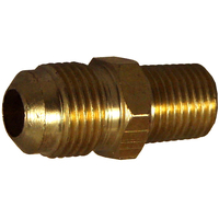 0107-0302 #7 3/16 Tube x 1/8 BSPT Male Flare Union (01-.702)