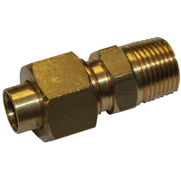 0146-0406 #46 1/4 Tube x 3/8 BSPT Solder-On Male Union