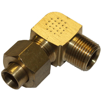 0149M-0404 #49M 1/4 Tube x 1/4 BSPT Solder-On Male Elbow Connector