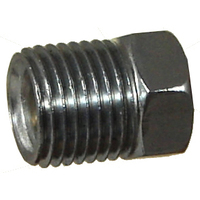 0158S-02 #58S 1/8 Tube Steel Inverted Flare Nut (01-58S01)