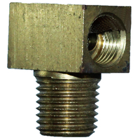 02N61M-0404 #61M 1/4 Tube x 1/4 NPT Inverted Flare Male Branch Tee (02-N61M0404) 