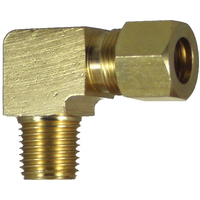 0305-03M06C #5 3/16 Tube x M6 (6x1) Male Elbow Connector
