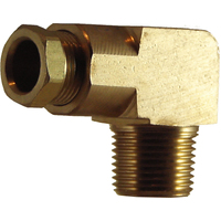 05-005-0402 Y5 1/4 Tube x 1/8 BSPT Internal Compression Male Elbow Connector (504Y)