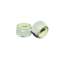 M16 Metric Coarse Nylon Insert Nyloc Nut DIN 985 Class 6 Galvanized