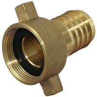 06-025-2424 P25 1-1/2 Barb x 1-1/2 BSPP Nut & Tail - Flat Seat