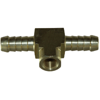 06-212F-0602 P12F 3/8 Barb X 1/8 NPT Female Branch Tee