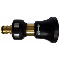 07-FN12 3/4'' Brass Fire Nozzle C/W Tap Adaptor