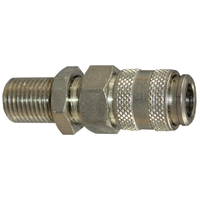 08-C5052-04 1/4 Male Camozzi QR Bulkhead Coupling