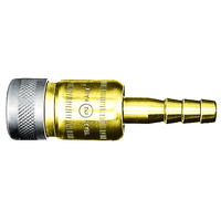 08-NG-22SH 1/4 Barb Gas Coupler Socket (oxygen)