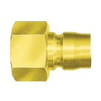 08-NT-2TPF 1/4 Female Brass Nitto TSP Plug