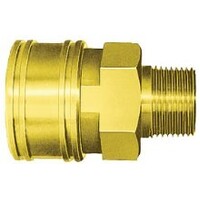 08-NT-2TSM 1/4 Male Brass Nitto TSP Socket