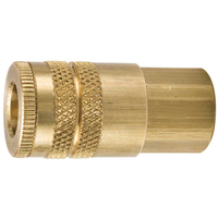 08-P240F4 1/4 NPT Female US Industrial Coupling. 1/4 Body (brass)
