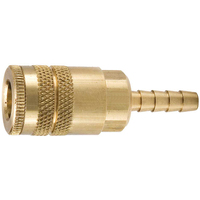 08-P240T6 3/8 Hose US Industrial Coupling. 1/4 Body (brass)