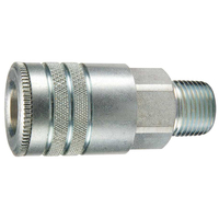 08-P260M8S 1/2 NPT Male US Industrial Coupling. 3/8 Body (Steel)