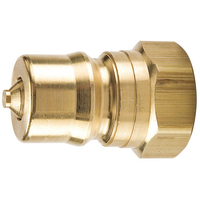 08-PBH1-61 BH1-61 Brass 1/8 Double Shut Off Nipple
