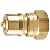 08-PBH6-61 BH6-61 Brass 3/4 Double Shut Off Nipple