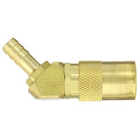 08-PC6-H0645 3/8 Hose 45 Deg PIM Coupler (3/8 Body Unvalved)