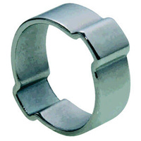 2 Ear Clamp 9.0 - 11.0mm Ø Clamping Range 6.5mm Band Width Mild Steel