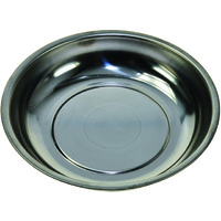 AOK 150mm Magnetic Parts Dish - Stainless Steel Round