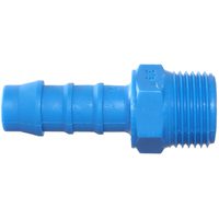 09-603-0804 P3N 8mm Hose x 1/4 BSPT Nylon Male Hosetail