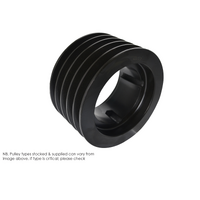 1000mm SPB Section Cast Iron Pulley 5 Groove Taper Lock Centre