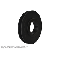 100mm SPB Section Cast Iron Pulley 1 Groove Taper Lock Centre