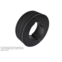 106mm SPA Section Cast Iron Pulley 3 Groove Taper Lock Centre