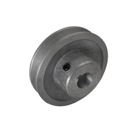 305mm (12") A Section Aluminium Pulley 1 Groove Pilot Bore - 1/2"