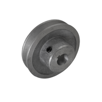 305mm (12") A Section Aluminium Pulley 1 Groove 3/4" bore & key