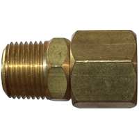 12-BL72N-0604 3/8x1/4 NPT Brass M&F 1200 PSI Swivel (5056)