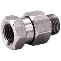 12-SSH72N-0606 3/8 NPT Stainless Steel M&F 5000 PSI Swivel (7044)