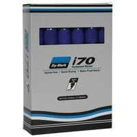 i70 Ink Marker Blue Bullet Tip - Pack of 12