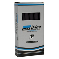 iFine Ink Marker Black Medium Tip - Pack of 12