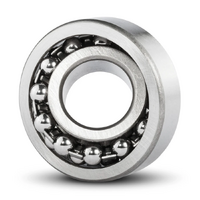 1220K Economy Self Aligning Ball Bearing Open (100x180x34) Tapered Bore