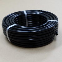 13-BVT04-030 1/4 (6x9mm) Black Vinyl Tube - 30m Coil