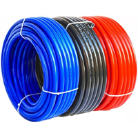 14-BR06B-025 3/8 Blue J844B Nylon Braided Airbrake Tube - 25m Coil