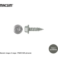 Hex Flanged T17 Timber Screw Galvanized