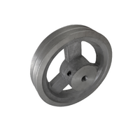 50mm (2") A Section Aluminium Pulley 2 Groove Pilot Bore - 1/2"