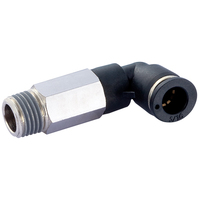 20-005L-0304 QF5L 3/16 Tube x 1/4 BSPT Push-In Long Male Elbow