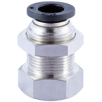 20-031F-0302 QF31F 3/16 Tube x 1/8 BSP Push-In Female Bulkhead Connector