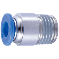 20-M003SH-0402 QFM3SH 4mm Tube x 1/8 BSPT Push-In Hex Socket Head Male Conn