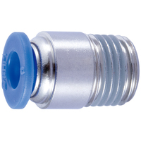 20-M003SH-0404 QFM3SH 4mm Tube x 1/4 BSPT Push-In Hex Socket Head Male Conn