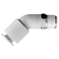 20-M005B-06M05 QFM5B 6mm Tube x M5 Push-In 45 Deg Male Elbow