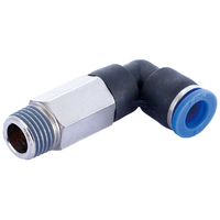 20-M005L-0402 QFM5L 4mm Tube x 1/8 BSPT Push-In Long Male Elbow