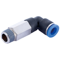 20-M005L-1206 QFM5L 12mm Tube x 3/8 BSPT Push-In Long Male Elbow