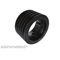 200mm SPC Section Cast Iron Pulley 5 Groove Taper Lock Centre
