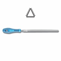 Engineer's Three Square File - With Handle