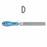 Engineers Half Round Tapered File - With Handle
